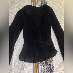 Sheer Black Blouse